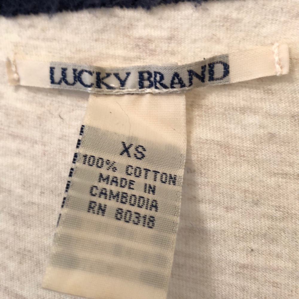 ⚓️Lucky Brand quarter length sleeve top⚓️ - Picture 2 of 5